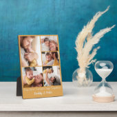 ファースト・ファーザーズ・デイ・ボーイ・フォトコラージュ フォトプラーク (側面)