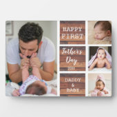 ファースト・ファーザー素朴・デイ・ウッド4 Photo Collage フォトプラーク (正面)
