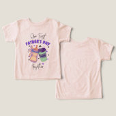 ファースト・ファーザー・デイのコーディネート/パープル (デザイン正面&裏面)