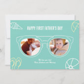 ファースト・ファーザー・デイカスタムフォトサンクールグラス シーズンカード (正面)