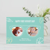 ファースト・ファーザー・デイカスタムフォトサンクールグラス シーズンカード (スタンド正面)