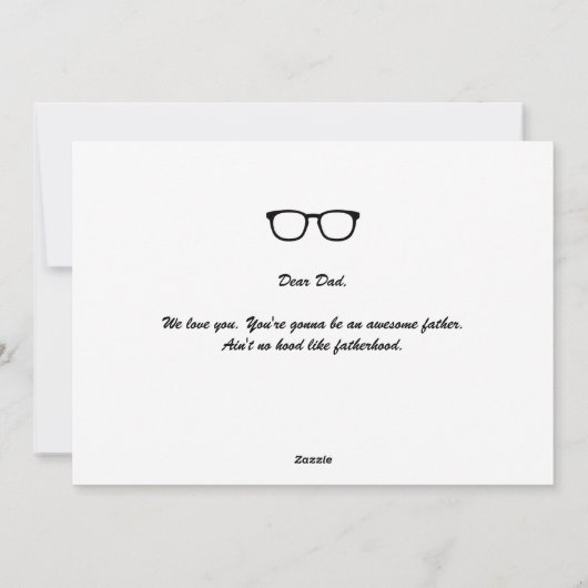 ファースト・ファーザー・デイカスタムフォトサンクールグラス シーズンカード (裏面)