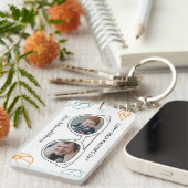 ファースト・ファーザー・デイパパカスタムフォトサングラス キーホルダー (正面右)