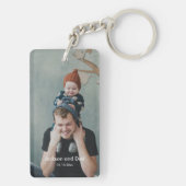 ファースト・ファーザー・デイパパカスタムフォトサングラス キーホルダー (裏面)