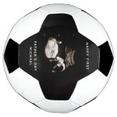 ファースト・ファーザー・デイパパ名ベビーソノグラム写真 サッカーボール (回転)