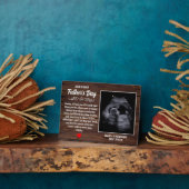 ファースト・ファーザー・デイベビー超音波ソノグラム フォトプラーク (側面)