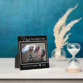 ファースト・ファーザー・デイ写真新しいグランドパブラック フォトプラーク (インサイチュ)