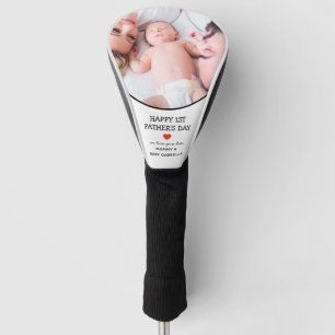 ファースト・ファーザー・デイ・ギフトかわいい写真 ゴルフヘッドカバー