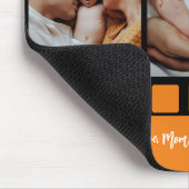 ファースト・ファーザー・デイ・フィルムストリップフォトグリッド新しいパパ マウスパッド (コーナー)