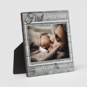 ファースト・ファーザー・デイ・フォトグ素朴レーウッド フォトプラーク (正面)