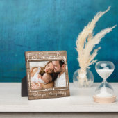 ファースト・ファーザー・デイ・フォトディスプレ素朴イ・ウッド フォトプラーク (インサイチュ)