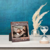 ファースト・ファーザー・デイ・フォトパレッ素朴ト・ウッド フォトプラーク (インサイチュ)