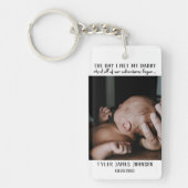 ファースト・ファーザー・デイ・フォト・キーチェーン キーホルダー (正面)