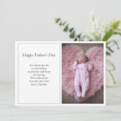 ファースト・ファーザー・デイ・フォト・ホリデー・カード シーズンカード (スタンド正面)