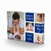 ファースト・ファーザー・デー青4フォトコラージブロック フォトブロック (右)