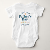 ファースト・ファーザー・デー2025 – フォーエバー・ラブティー ベビーボディスーツ (裏面)