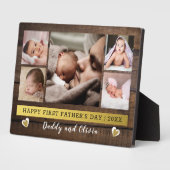 ファースト・ファーザー・デー5フォトコラージュ暗黒の木 フォトプラーク (側面)