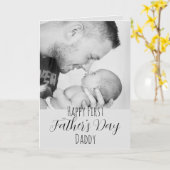 ファースト・ファーザー・デー カード (黄色い花)