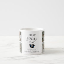 ファースト・ファーザー・デー – ベビー・フットプリント&ブルーハート