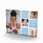 ファースト・ファーズ・デイ・ブルー4フォトコラージュ・ブロック フォトブロック (右)