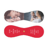 ファースト・ファーズ・デーニュー・ダッド・ベビー・フォトコラージュ・レッド 野球ボール (パネル)