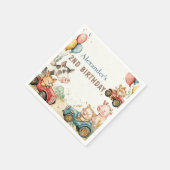 ファースト・ファーム・アニマルズ2歳 スタンダードカクテルナプキン (角)