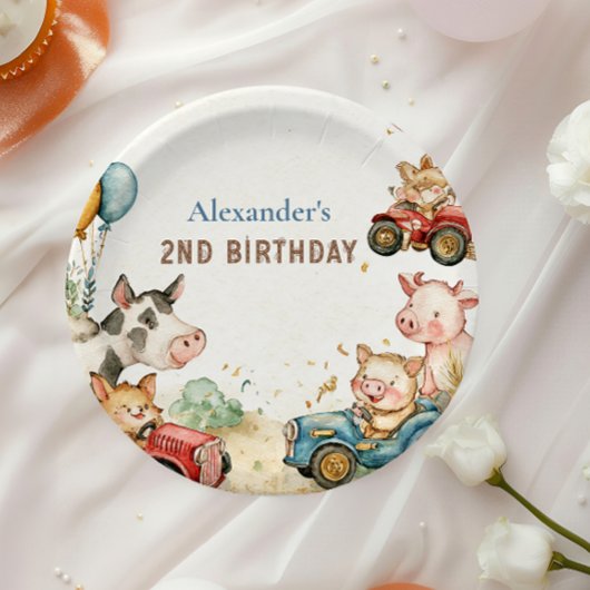 ファースト・ファーム・アニマルズ2歳 ペーパープレート