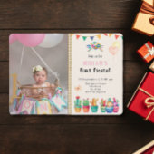 ファースト・フィエスタサボス多肉女誕生日写真 招待状