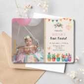 ファースト・フィエスタサボス多肉女誕生日写真 招待状