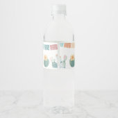 ファースト・フィエスタメキシコテーマガール1st誕生日パーティー ペットボトルラベル (裏面)