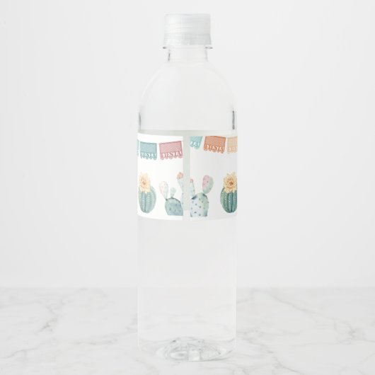 ファースト・フィエスタメキシコテーマガール1st誕生日パーティー ペットボトルラベル (裏面)