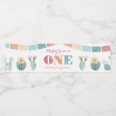 ファースト・フィエスタメキシコテーマガール1st誕生日パーティー ペットボトルラベル (シングルラベル)