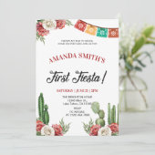 ファースト・フィエスタ誕生日パーティー 招待状 (スタンド正面)