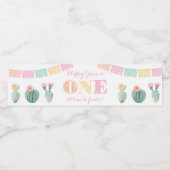 ファースト・フィエスタ、メキシコ1歳の誕生日パーティーfor Girl ペットボトルラベル (シングルラベル)