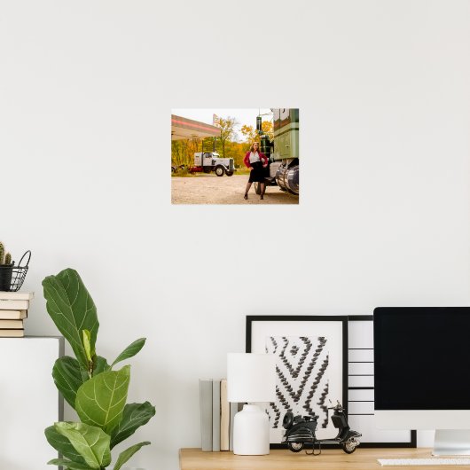 ファースト・フォトグラフィーのグランパのコーナーを撮影 ポスター (ホームオフィス)