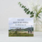 ファースト・フライト・ライト・ブラザーズ・モニュメント・ポストカード ポストカード (スタンド正面)