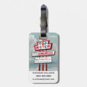 ファースト・フードの印 ラゲッジタグ (裏面縦)