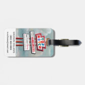 ファースト・フードの印 ラゲッジタグ (裏面横)