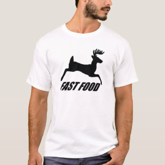 ファースト・フードの木びき台 Tシャツ