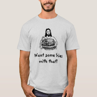 ファースト・フードイエス・キリスト Tシャツ