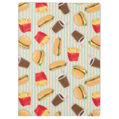 ファースト・フードパターン2 クリップボード (裏面)