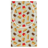 ファースト・フードパターン2 スモールペーパーバッグ (裏面)