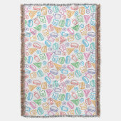 ファースト・フードパターン2 スローブランケット (正面縦)