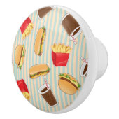 ファースト・フードパターン2 セラミックノブ (右)