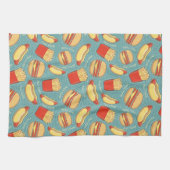 ファースト・フードパターン3 キッチンタオル (横)