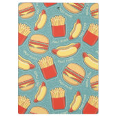 ファースト・フードパターン3 クリップボード (裏面)