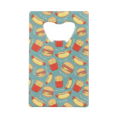 ファースト・フードパターン3 クレジットカード栓抜き (裏面)