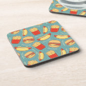 ファースト・フードパターン3 コースター (左側)