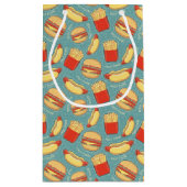 ファースト・フードパターン3 スモールペーパーバッグ (裏面)