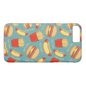 ファースト・フードパターン3 Case-Mate iPhoneケース (裏面(横))